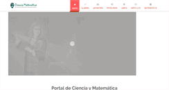 Desktop Screenshot of cienciamatematica.com